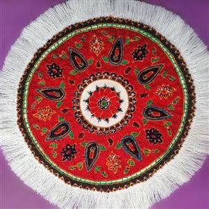 رومیزیگرد سنتی پته کرمان کاری جدید از برند آزینا 