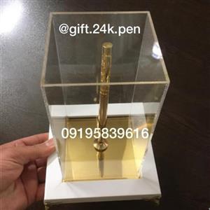 خودکاربا ذرات طلا همراه با شناسنامه و باکس رومیزی آنجل