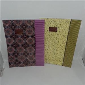 دفتر 50 برگ چهار خط زبان انگلیسی ته چسب طرح کلاسیک