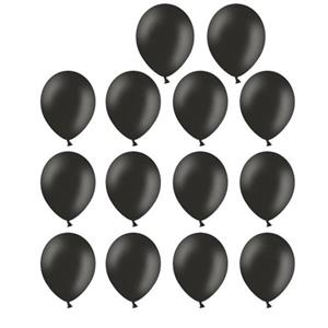 بادکنک بانیبو سایز 12 اینج بسته 14 عددی رنگ مشکی