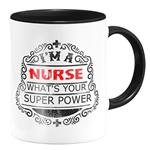 ماگ رنگی سرامیکی طرح پرستار (Nurse) کد 02