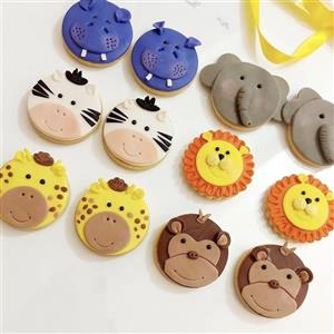 کوکی کره ای با دکور فوندانتی