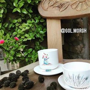 ست دو تیکه  نسکافه و کاپوچینو \n