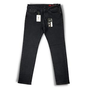 شلوار جین ساده زغالی سنگشور اسلیم فیت ZARA