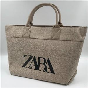 کیف دستی بزرگ زنانه طرح زارا کد 1074 مشکی  کرم