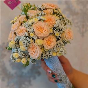 دسته گل طبیعی عروس 