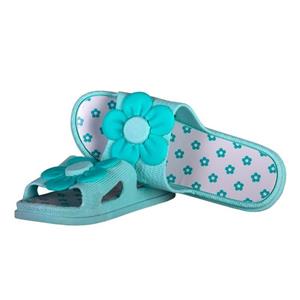 دمپایی دخترانه پاپا کد 3043 فیروزه ای