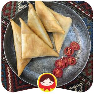 سمبوسه گوشت و قارچ ( فینگر فود ) بسته 6 عددی