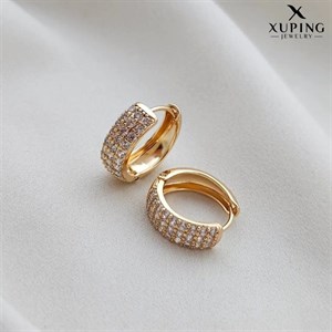 گوشواره حلقه ای نگیندار ژوپینگ