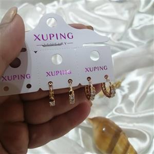 گوشواره حلقه ای نگیندار ژوپینگ