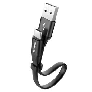 کابل تبدیل USB به USB C باسئوس مدل Nimble طول 0.23 متر Baseus Nimble USB To USB C Cable 0.23m