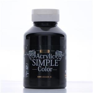 رنگ اکریلیک  ساده سوداکو 250 میل  مشکی کد acrylic simple 3324