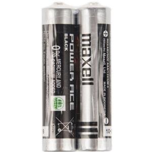 باتری  نیم قلمی مکسل maxell Super Power Ace AAA باطری نیم قلم ساخت اندونزی اصلی  2 عددی کیفیت عالی 1.5 ولت 1.5V