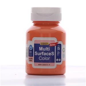 رنگ اکریلیک مولتی سورفیس سوداکو 125 میل مرجانی  کد MULTI SURFACES 2451