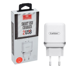 شارژر 2 پورت + کابل تایپ سی ارلدام (EARLDOM) مدل ES-143\n\n