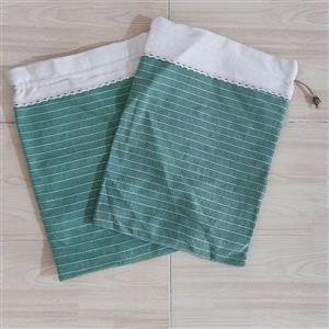 کیسه سبزی با پارچه های تمام پنبه دست بافت ارگانیک