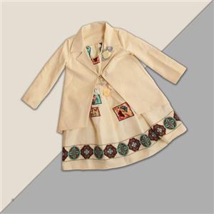 کت قاجاری دخترانه رنگ‌بندی
