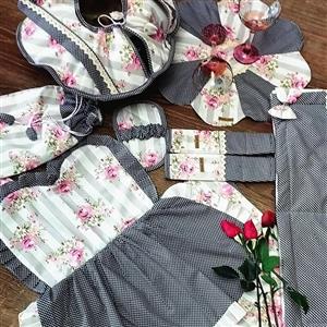 سرویس آشپزخانه عروس پارچه ای