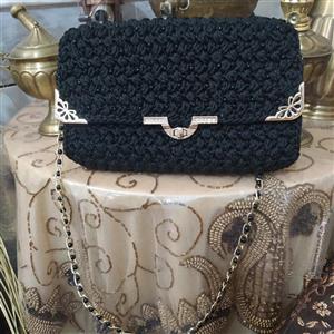 کیف دستی دست دوز زنانه مدل مروارید