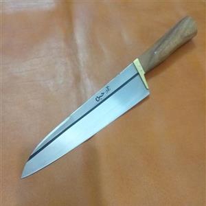 چاقوی زنجان چاقو قصابی راسته ای زنجان 31 سانت فولادی فنر ماشین چاقو زنجان دستساز