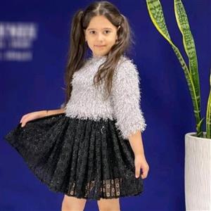 دامن مجلسی  بچگانه_ از سایز 40_55، مناسب 2_8 سال،