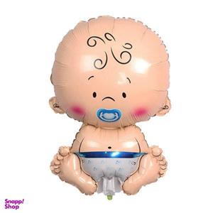 بادکنک فویلی لباس نوزاد پسرانه - بادکنک فویلی نوزاد آبی