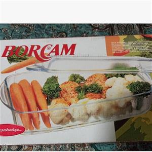 ظرف مرغ خوری  درب دار ترکیه بورجام Borcam مدل مستطیل