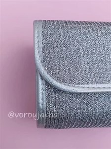 کیف لوازم آرایش و جامدادی رولی براق لمه