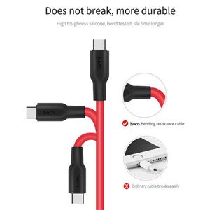 کابل تبدیل USB به Micro USB هوکو مدل X21 به طول 1 متر