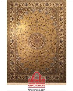 فرش ستاره کویر یزد کلکسیون شاه عباسی  500 شانه کد XI-X042-1410