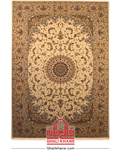 فرش ستاره کویر یزد کلکسیون شاه عباسی  500 شانه کد XI-X042-1401