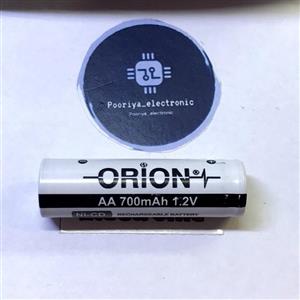 باتری قلمی شارژی اوریون (ORION) مدل AA 700mAh 1.2V NI-CD