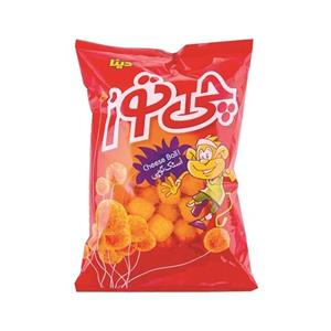 اسنک توپی چی توز مقدار 75 گرم Cheetoz Ball Snack 85 gr