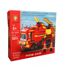لگو ماشین آتش نشانی 565 قطعه BT کد: BT-4031 
