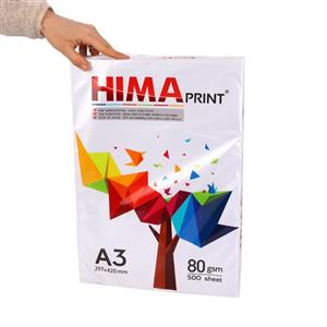 کاغذ Hima Print 80g A3 بسته ۵۰۰ عددی