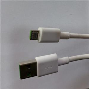 کابل فست شارژ میکرو micro مدل 5A رنگ سفید سوکت بلند