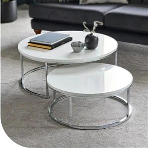 میز جلو مبلی و عسلی  (دو عدد میز)