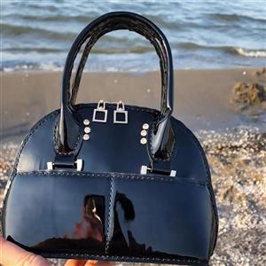 مینی کیف چرم ورنی