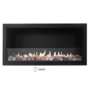 شومینه گازی دیواری قابدار ابعاد 210 در 45