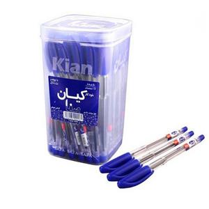 خودکار آبی کیان بسته 50 عددی نوک 0.1میلیمتر