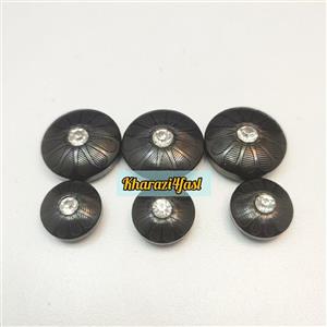 دکمه نگین دار سایز 20 میلی متر کد 353