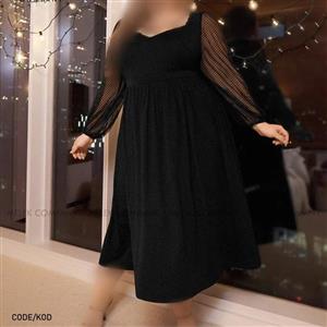 پیراهن 7566 مجلسی ملک لمه زربافت تک رنگ فریسایز 48-60 