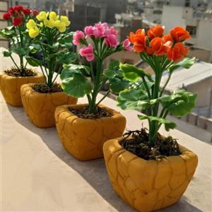 گلدان شمعدانی مینیاتوری کد 7460