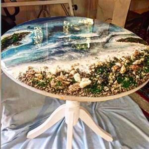 میز خاطره طرح دریا