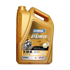 روغن موتور خودرو آتلانتیک مدل 5W40 Full Synthetic حجم 5 لیتر Atlantic 5W40 Full Synthetic Motor Oil 5L