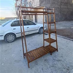رگال لباس چوبی طبقه دار