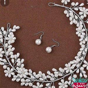 تاج عروس باگوشواره