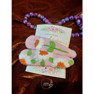 گیره مو چفتی گلدوزی