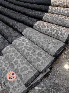 شال ژاکارد حاشیه پلنگی