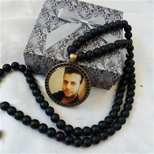 گردنبند اونیکس مردانه با عکس